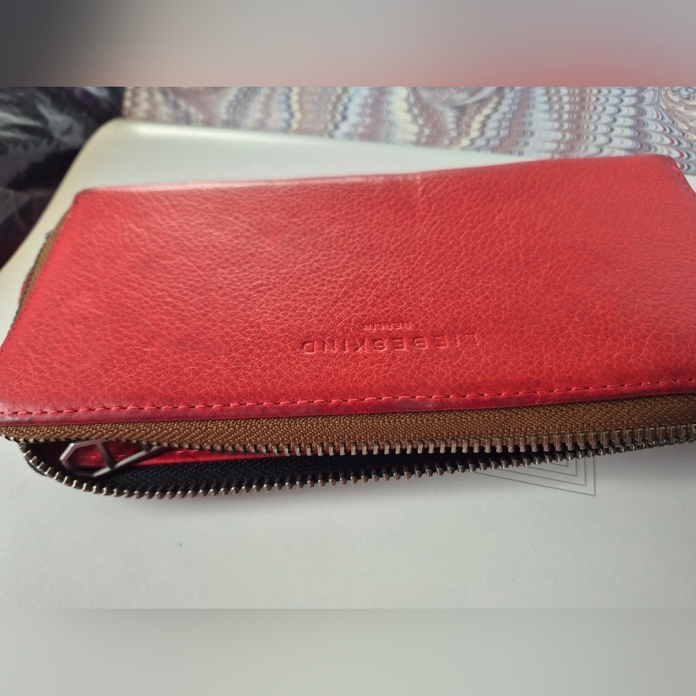 Liebeskind Red Leather Wallet